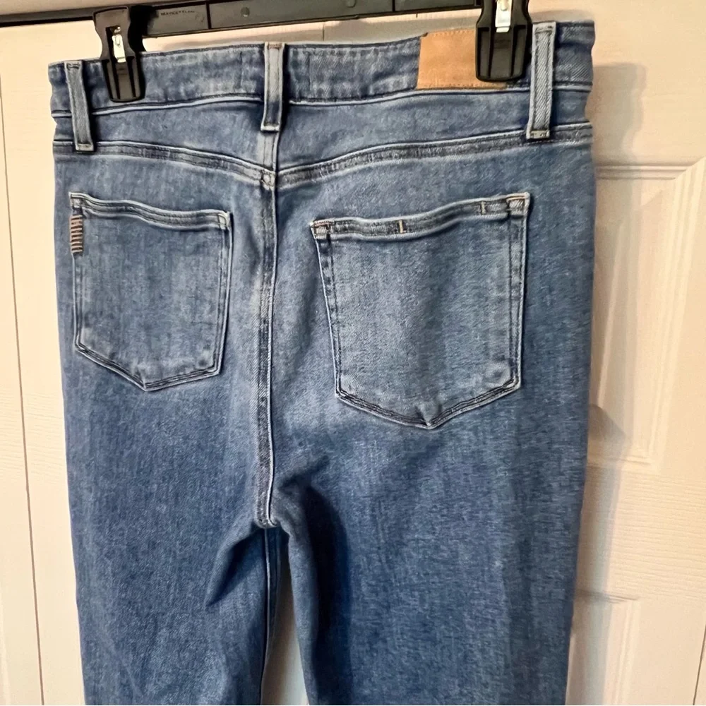 Paige Cindy Mel Destroyed hem Jeans Straight Size 30 - Picture 6 of 14